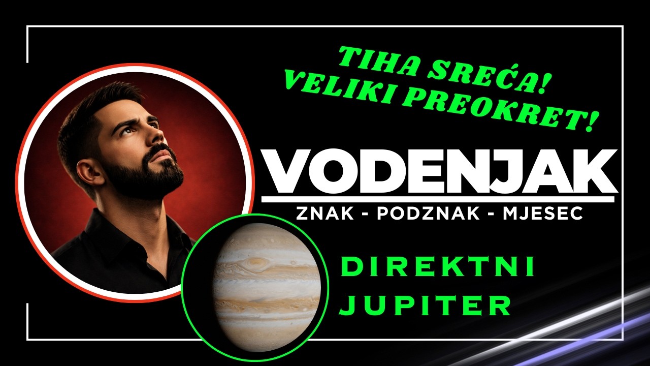 VODENJAK ✨DIREKTNI JUPITER 11.MART - JUN: Skrivena Sreća i Nove Prilike