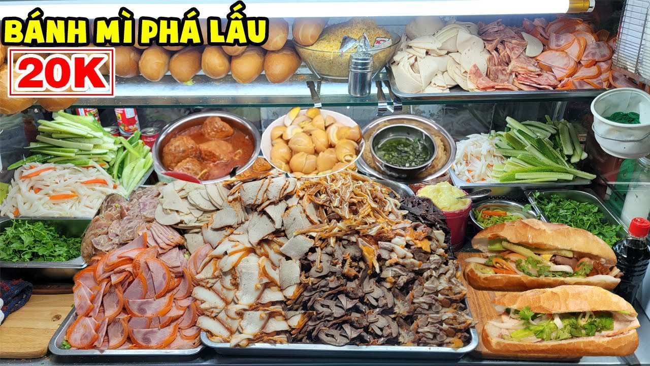 Vượt Bão Ăn Bánh Mì Phá Lấu 20K Ngày Bán Sương Sương 1000 Ổ Ở Chợ Xóm Chiếu Q4