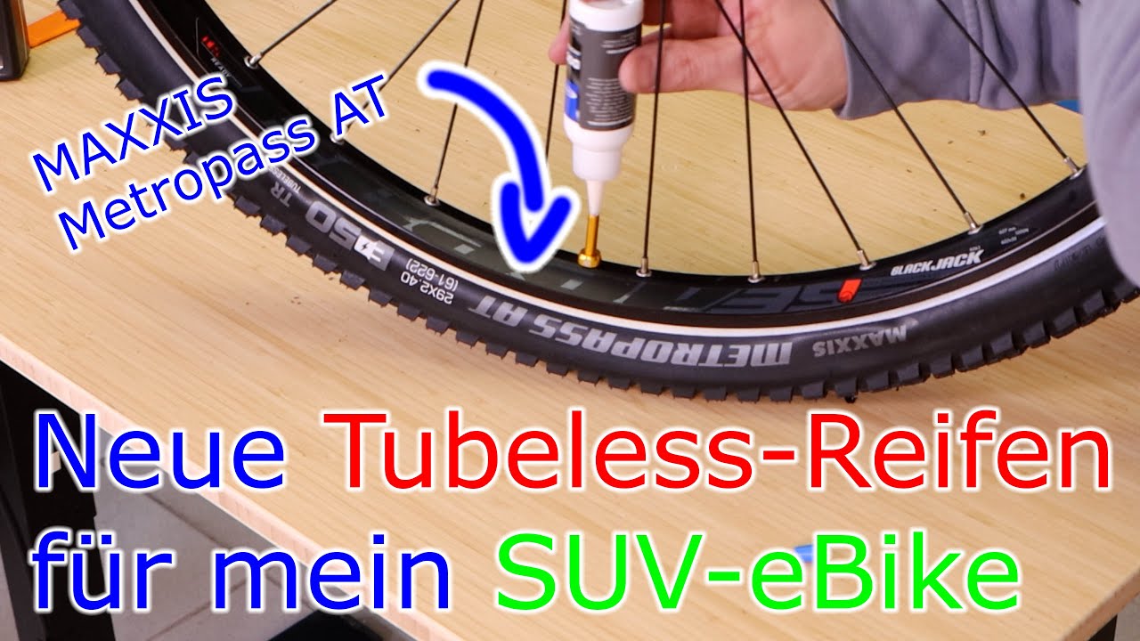 Neue Reifen für mein SUV-eBike // MAXXIS Metropass AT - Tubeless