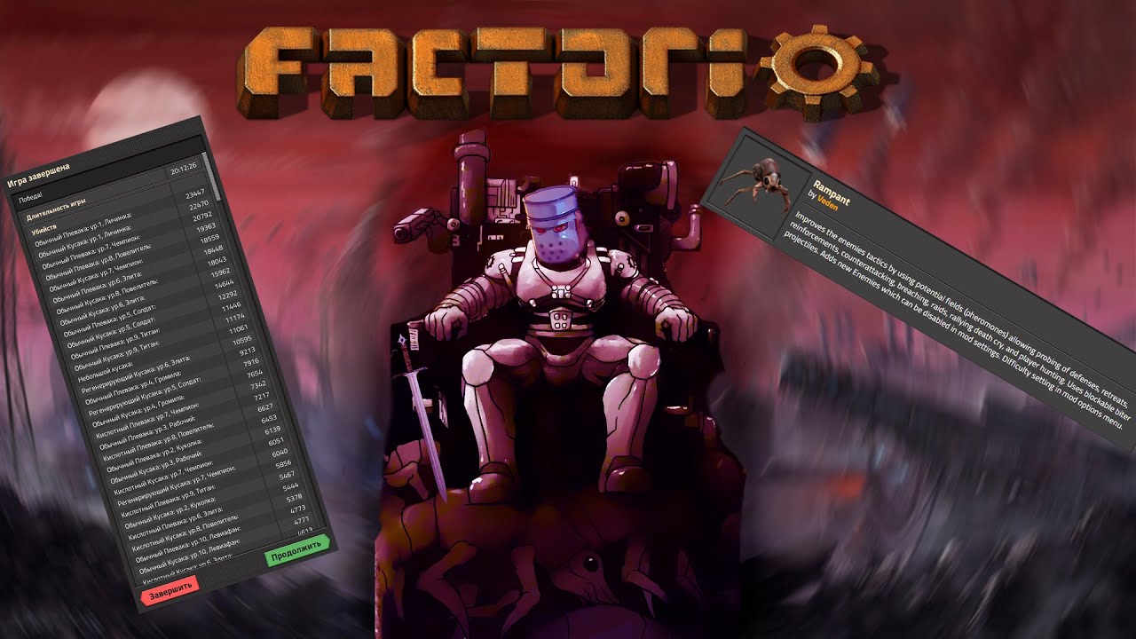 Можно ли пройти Factorio В АДУ