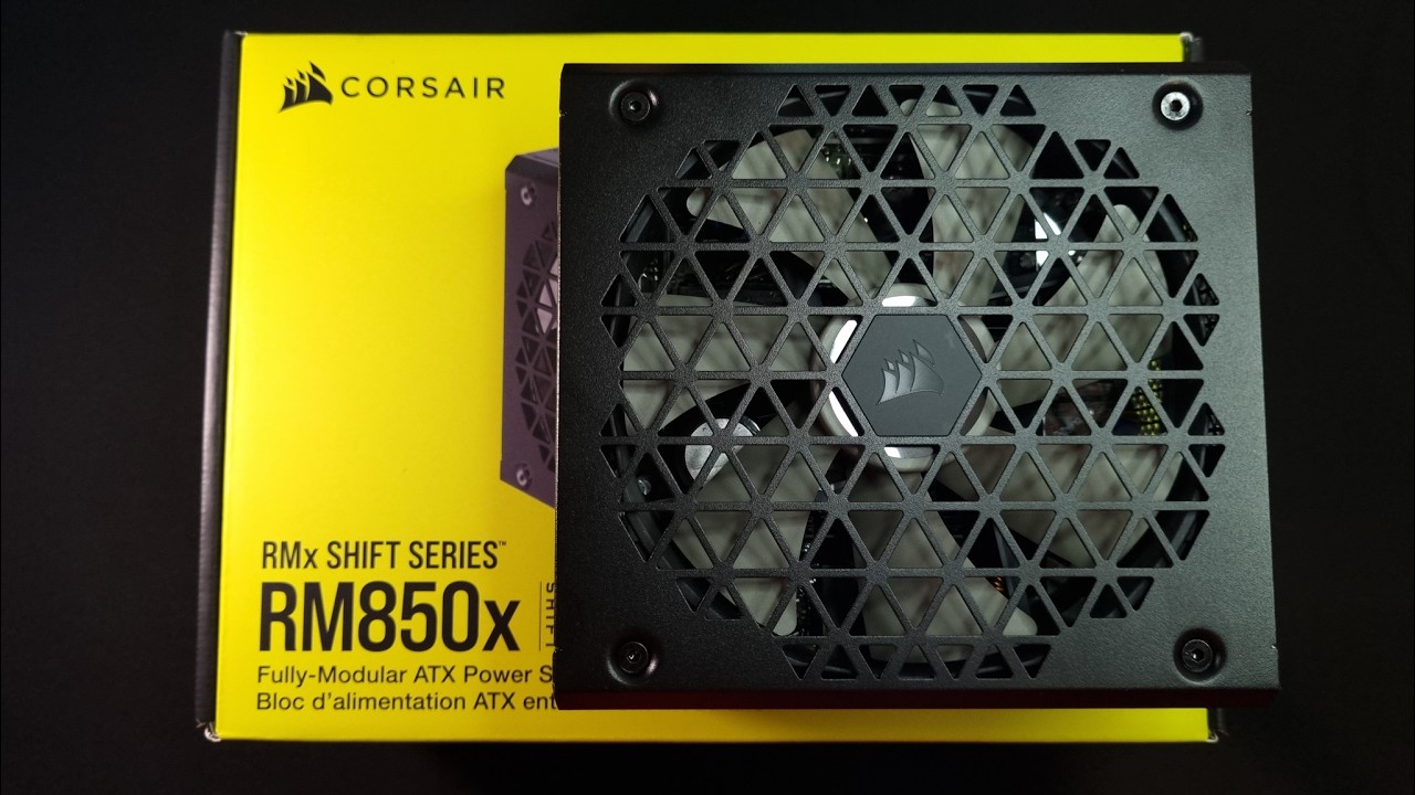 Unboxing e Review - Fonte Corsair RM850x Shift