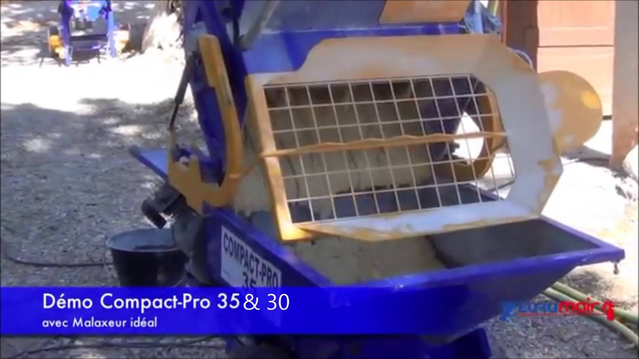 Compact Pro 30 (CP30) Render Spray Machine - Demo Video