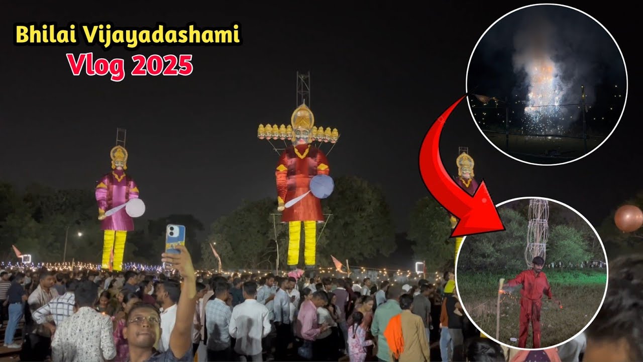  Bhilai vijayadashami 2025💥 || भिलाई विजयादशमी #bhilai #sohiilllvlogs #bhilaivlogs