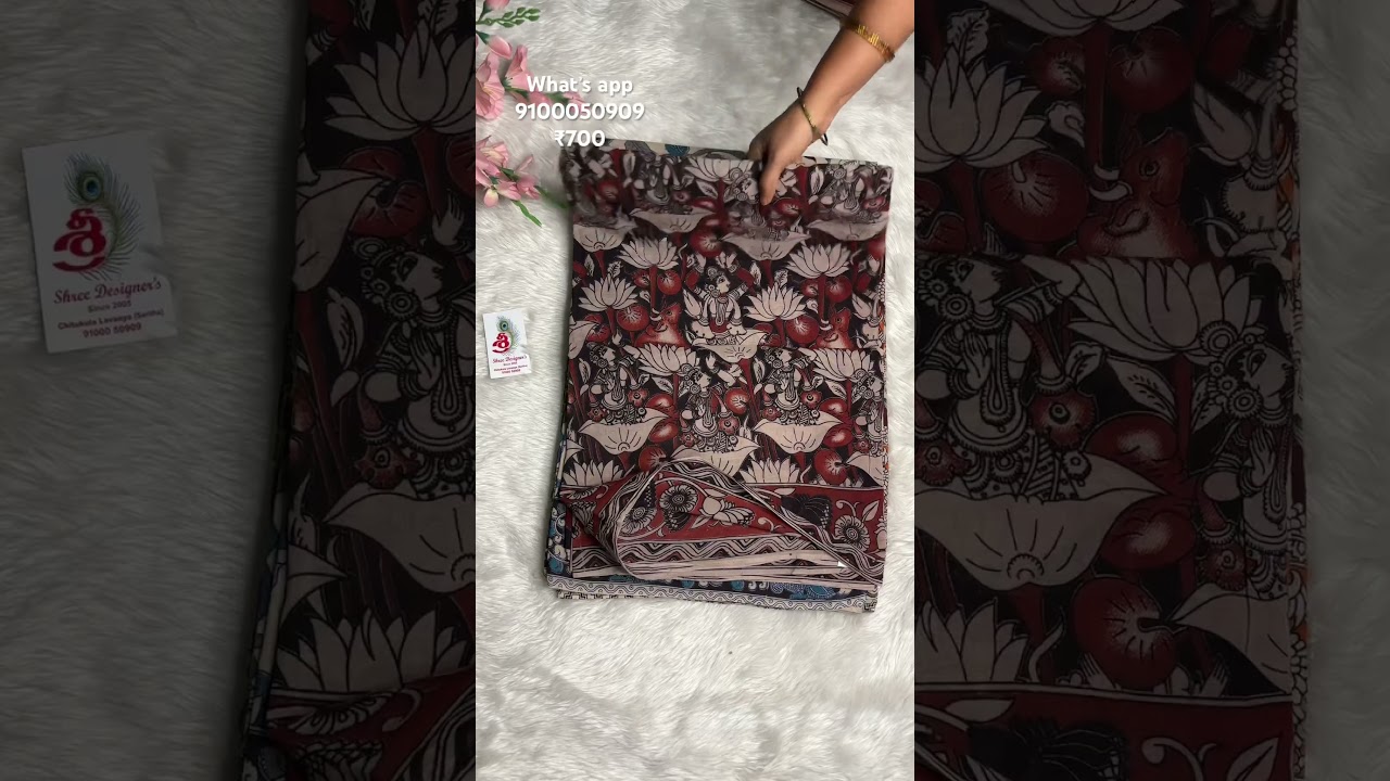 Pure Kalamkari cotton sarees #cottonsarees #summercollection #shreedesigners #shorts