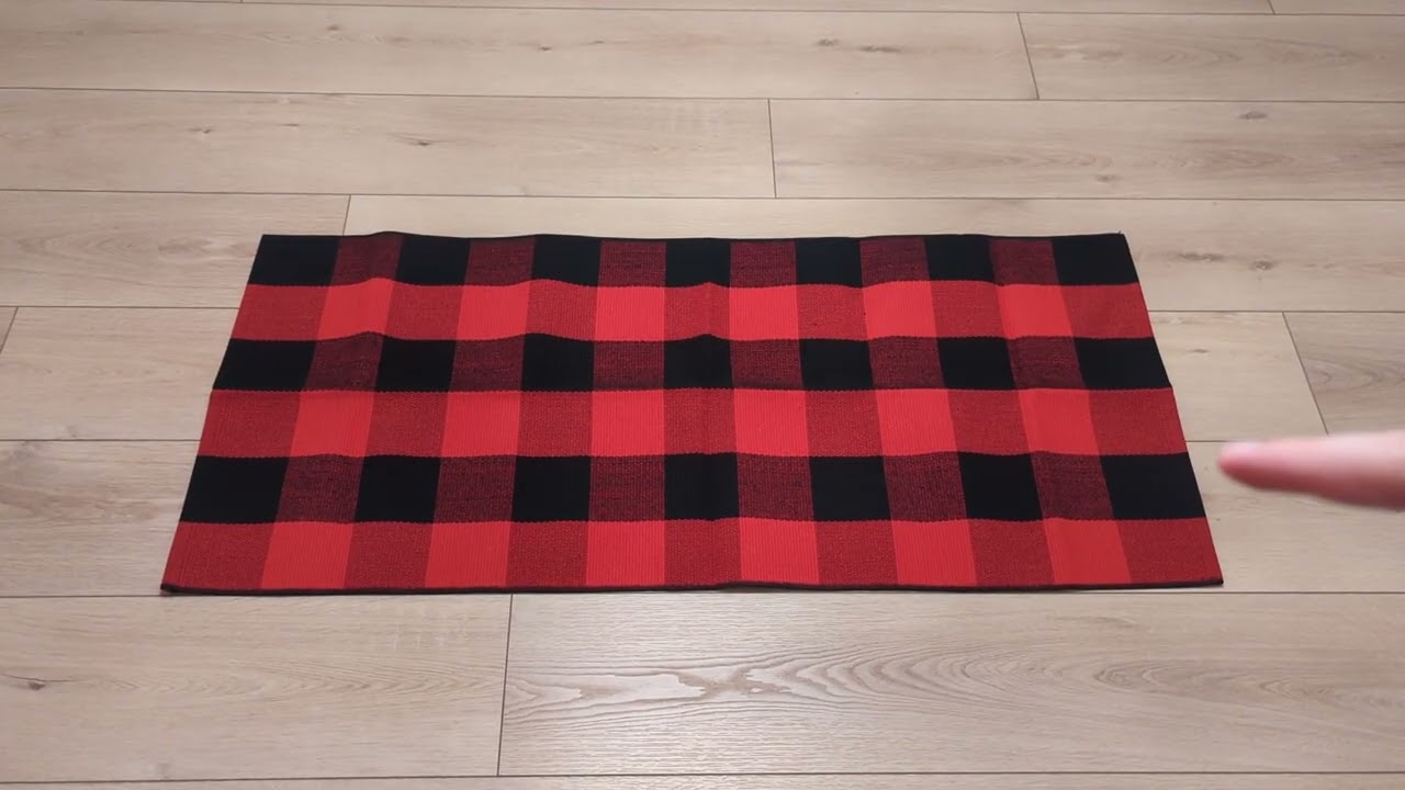 Watch Before Buying - LEVINIS Christmas Buffalo Mat