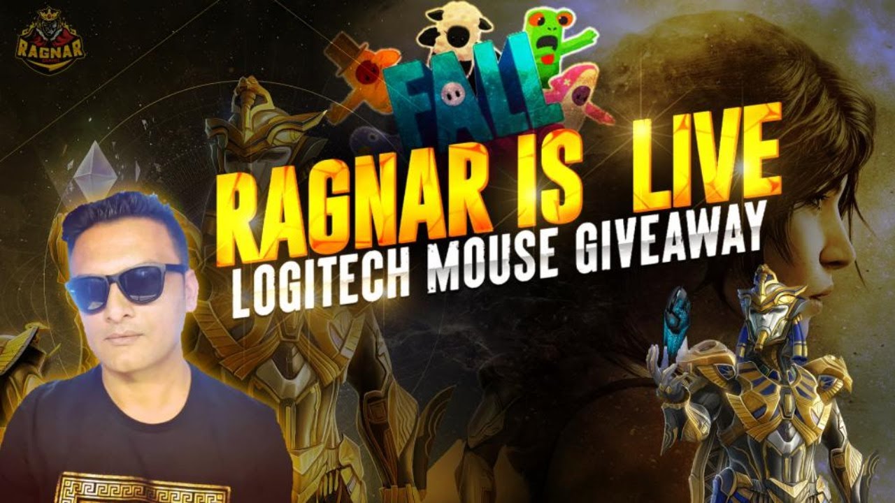 PUBG MOBILE - Fall Guys -  Shadow Of The Tomb Raider - RAGNAR Live Gaming