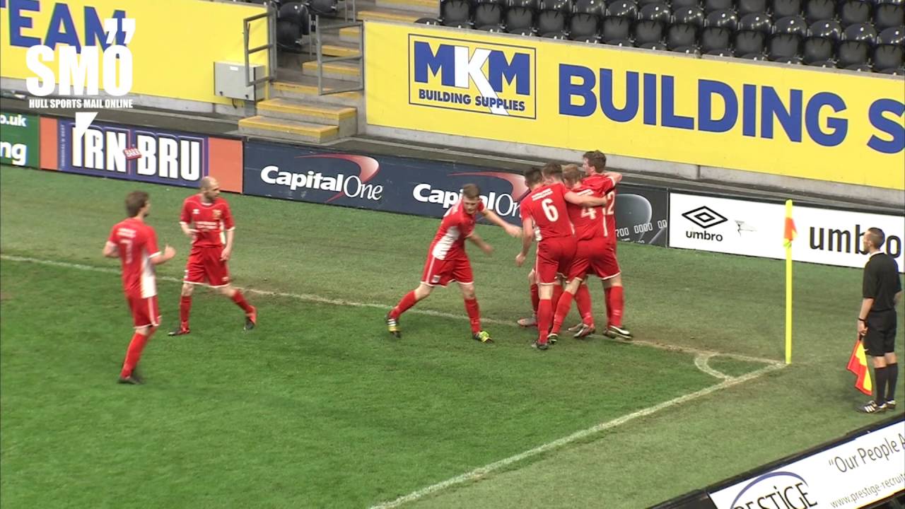 Highlights - Bridlington Town v North Ferriby United - ER Senior County Cup Final - KC Stadium