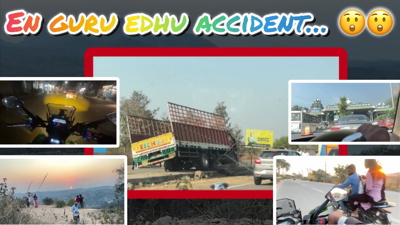 Enappa edhu accident 😧💔 please wear helmet 🪖🤌🏾🙏🏻.! #familytime #funny #kannada #comedy #vlog #viral 
