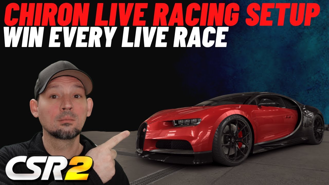 CSR2 Bugatti Chiron Amazing Live Racing Setup..