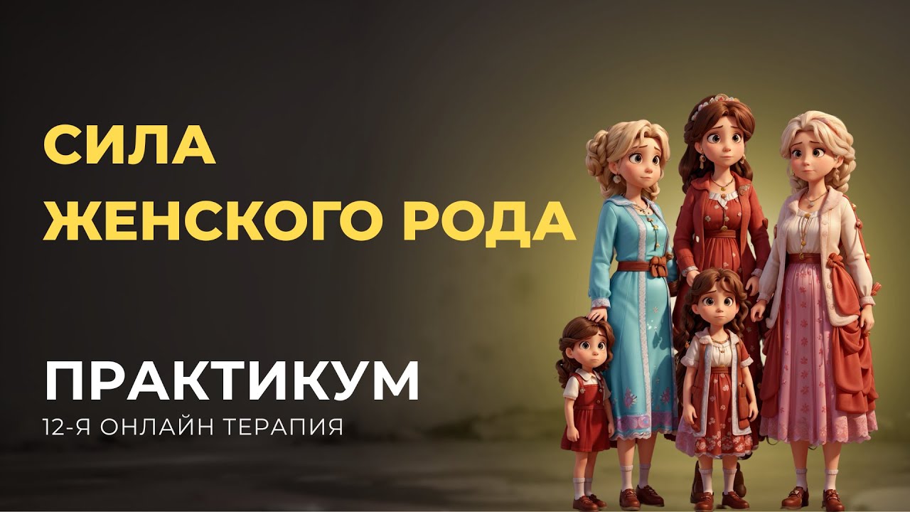 Проработка 4-х поколей Женского Рода. БЕЗ ЗАПИСИ ПРАКТИКИ