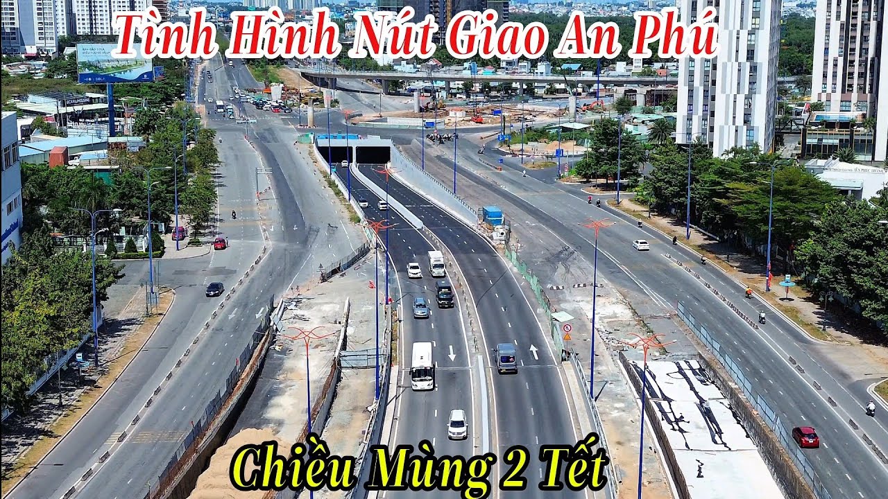 Tình Hình Hầm Chui Thuộc Nút Giao An Phú Chiều Mùng 2 Tết 18/2/2026