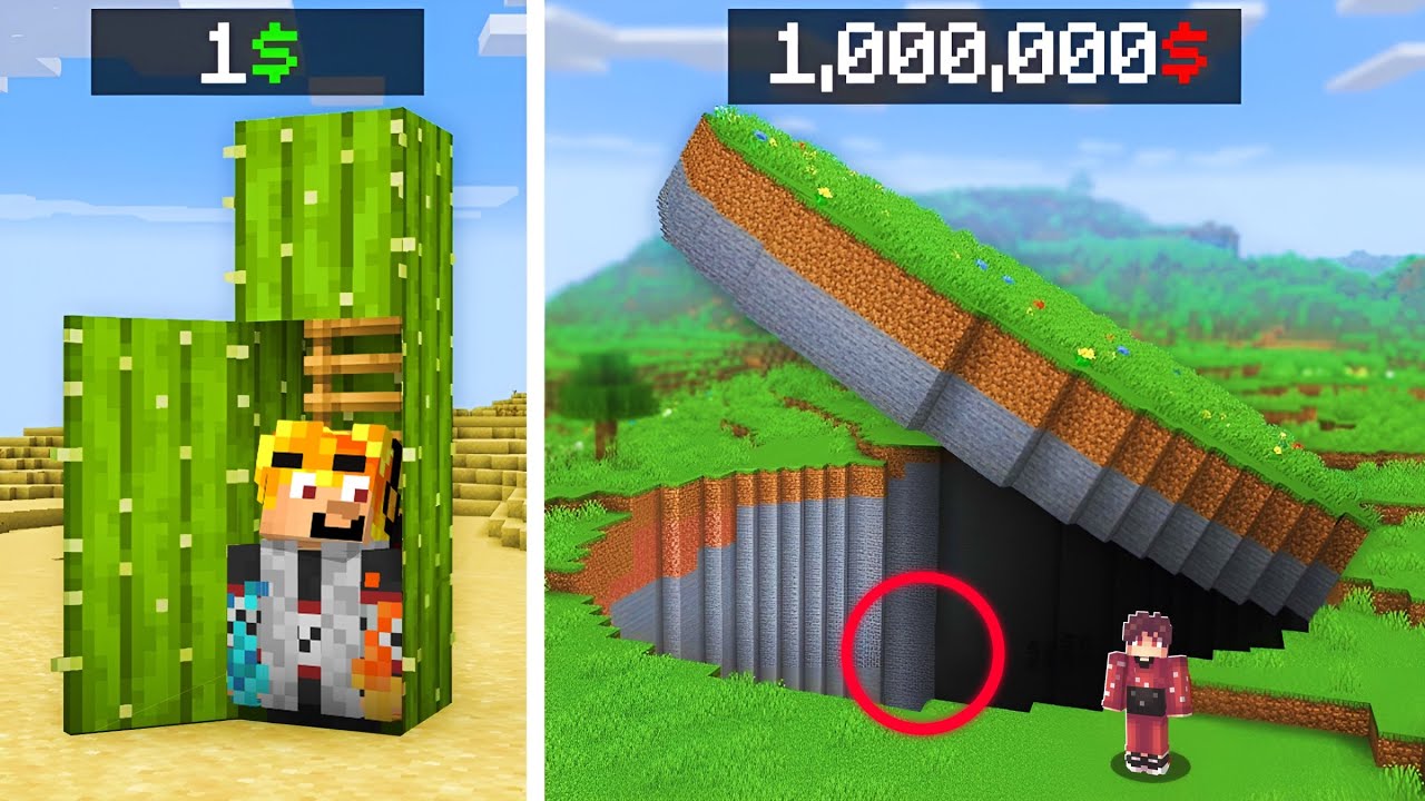 Youtubeři vs ZABEZPEČEN&Yacute; DOMY v Minecraftu....
