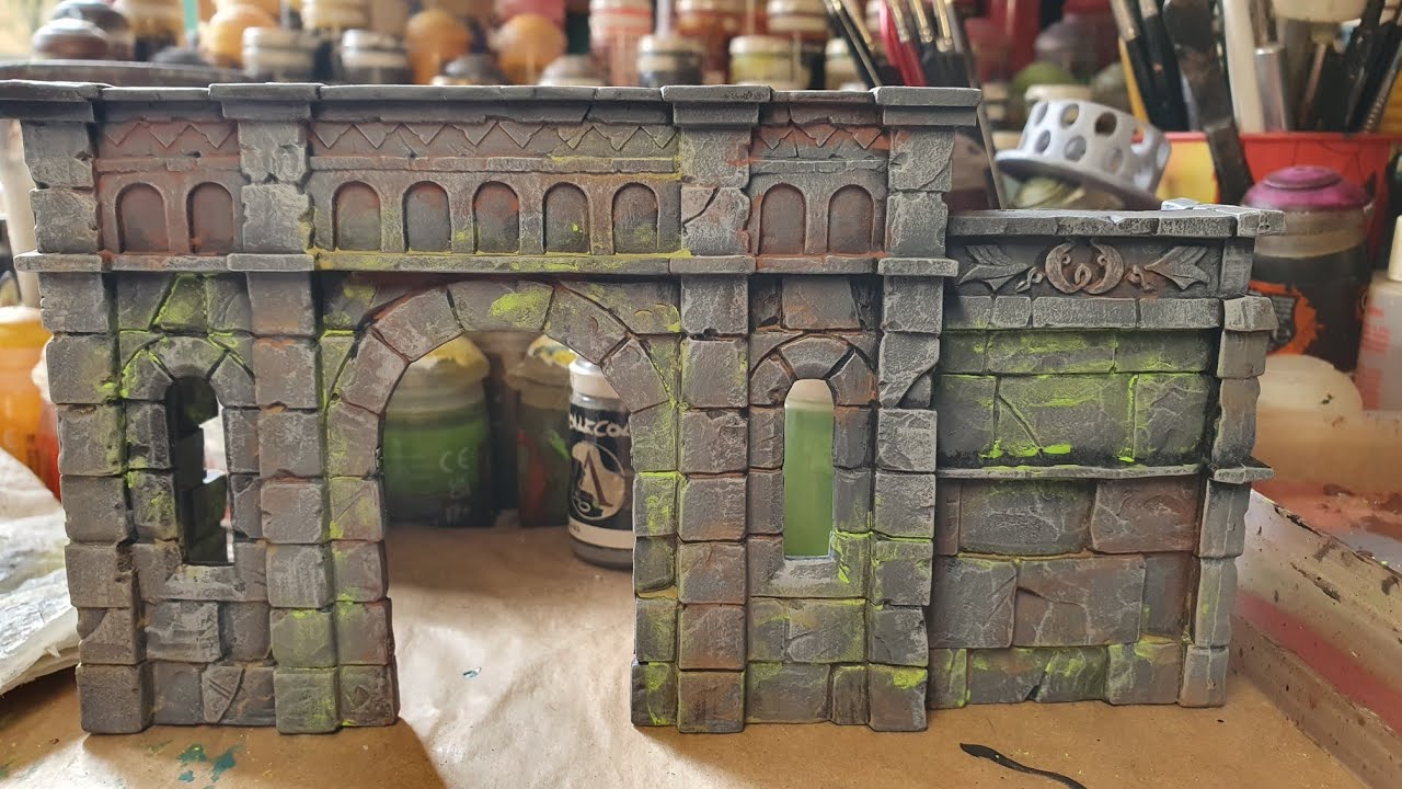 Testing the Artify Drybrush on a Warhammer rhuin