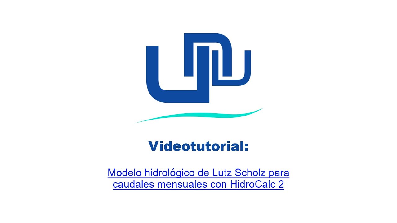 Tutorial 10: Caudales mensuales, modelo Lutz Scholz con HidroCalc 2