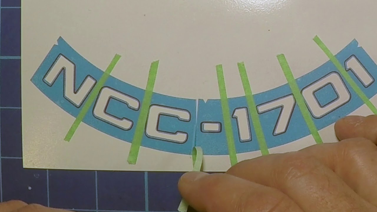 1/350 scale star trek enterprise refit Aztec Masking Kit - tricks, tips and painting steps part 9