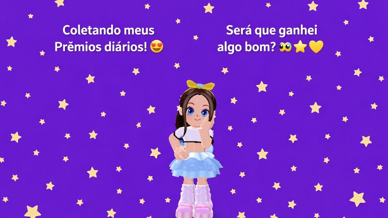 Coletando meus prêmios diários! 
