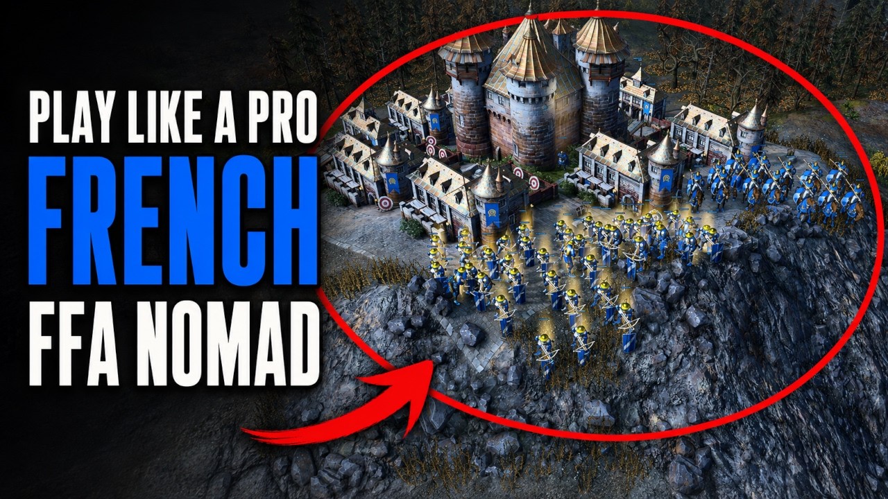 How to Play  French Like a Pro in FFA Nomad AOE4 !