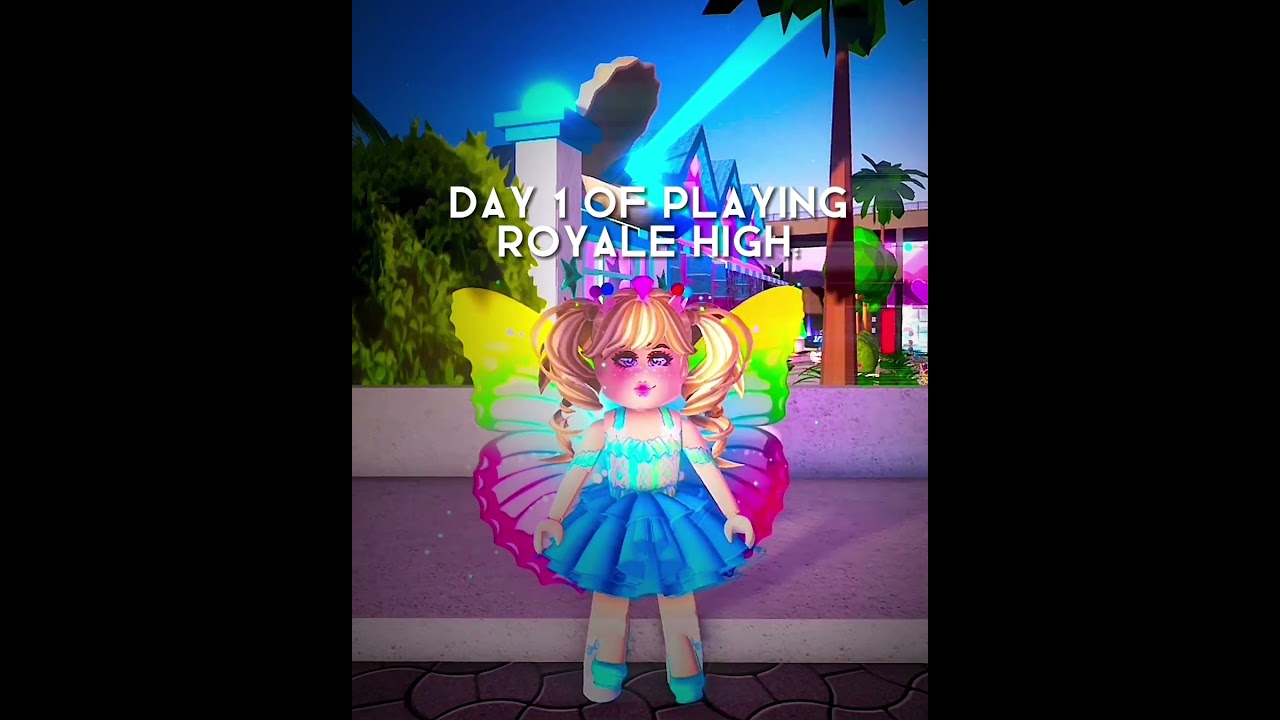 dzień 1 kontra dzień 1872 gry w Royale High/RH/Roblox/VSP