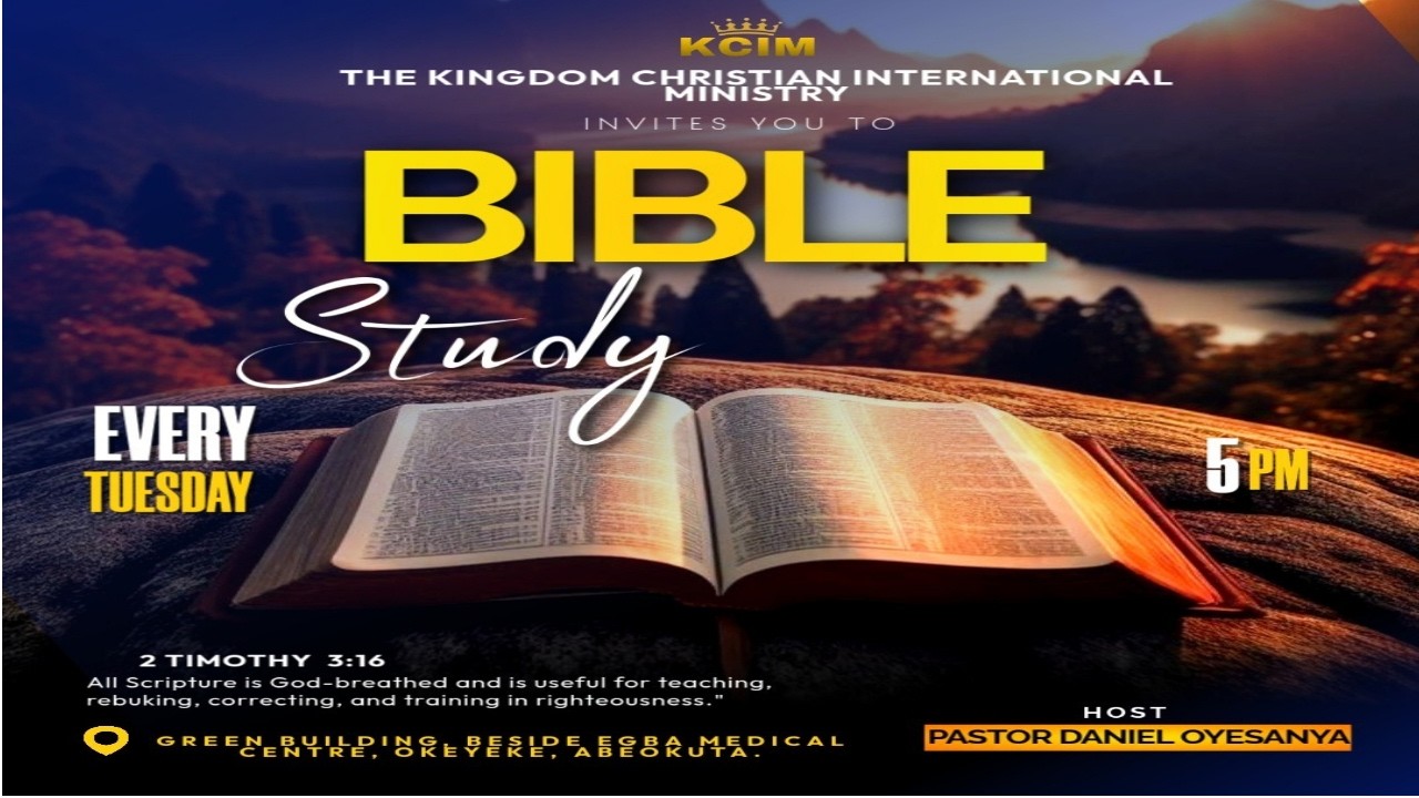 TUESDAY BIBLE STUDY WITH PASTOR DANIEL OYESANYA // 24TH FEBRUARY, 2026