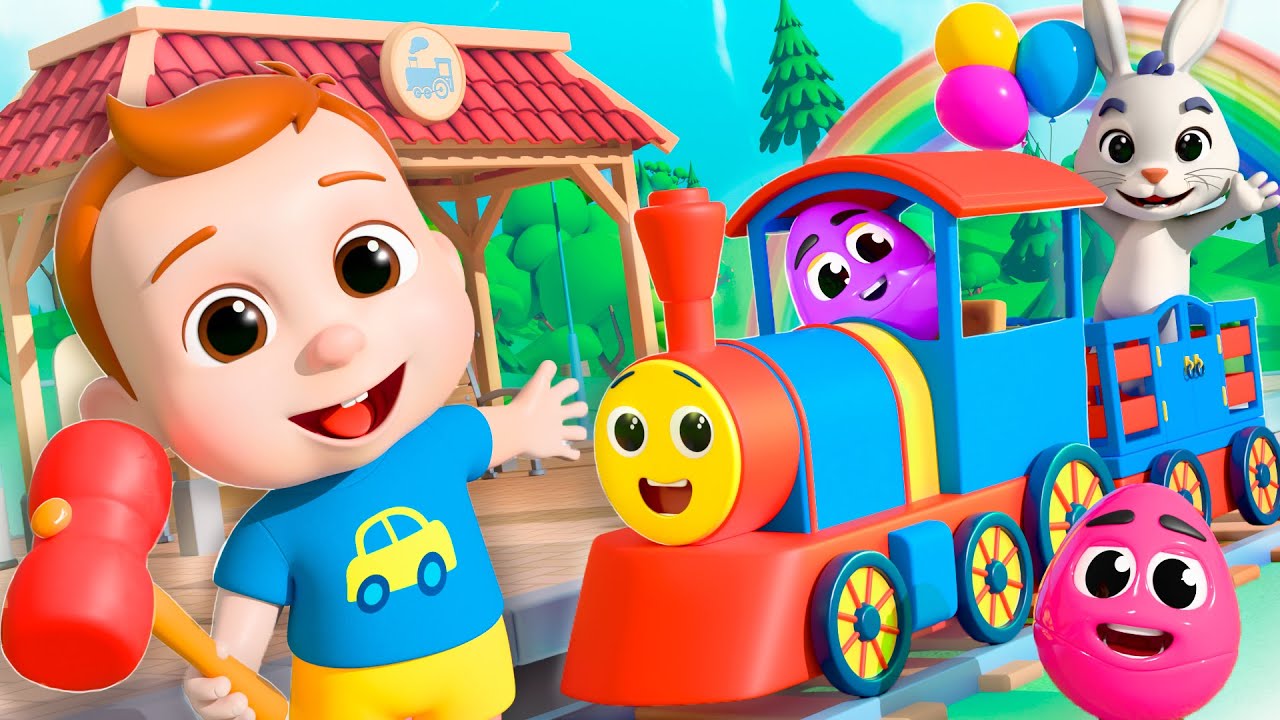 Train Choo Choo Song | Nursery Rhymes & Kids Songs