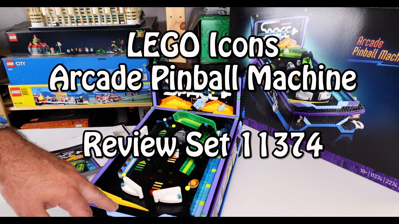 Review LEGO Arcade Pinball Machine / Flipperautomat (Icons Set 11374)