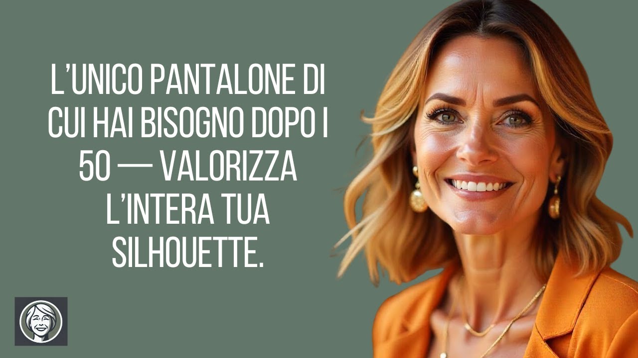 L’unico Pantalone Di Cui Hai Bisogno Dopo I 50 Anni — Valorizza l’intera Tua Silhouette.