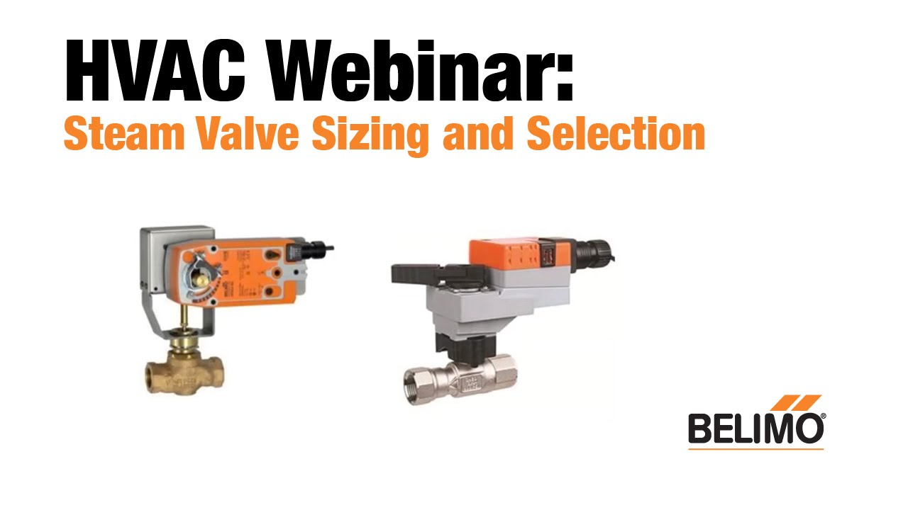 Webinar: Steam Valve Sizing and Selection