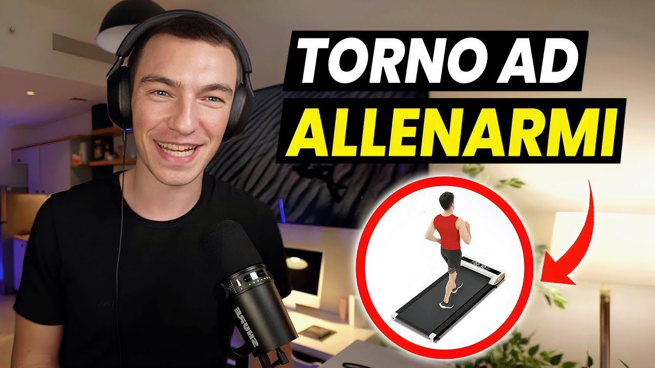 Ho iniziato ad allenarmi per l'ironman! Il mio nuovo tapis roulant da scrivania