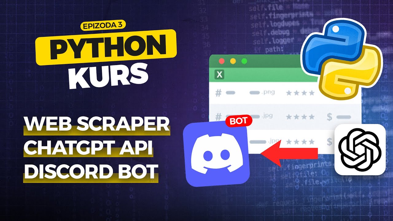 Python Kurs #3 - Object Oriented Programming (Web scraper, Integracija sa ChatGPT, Discord Bot)