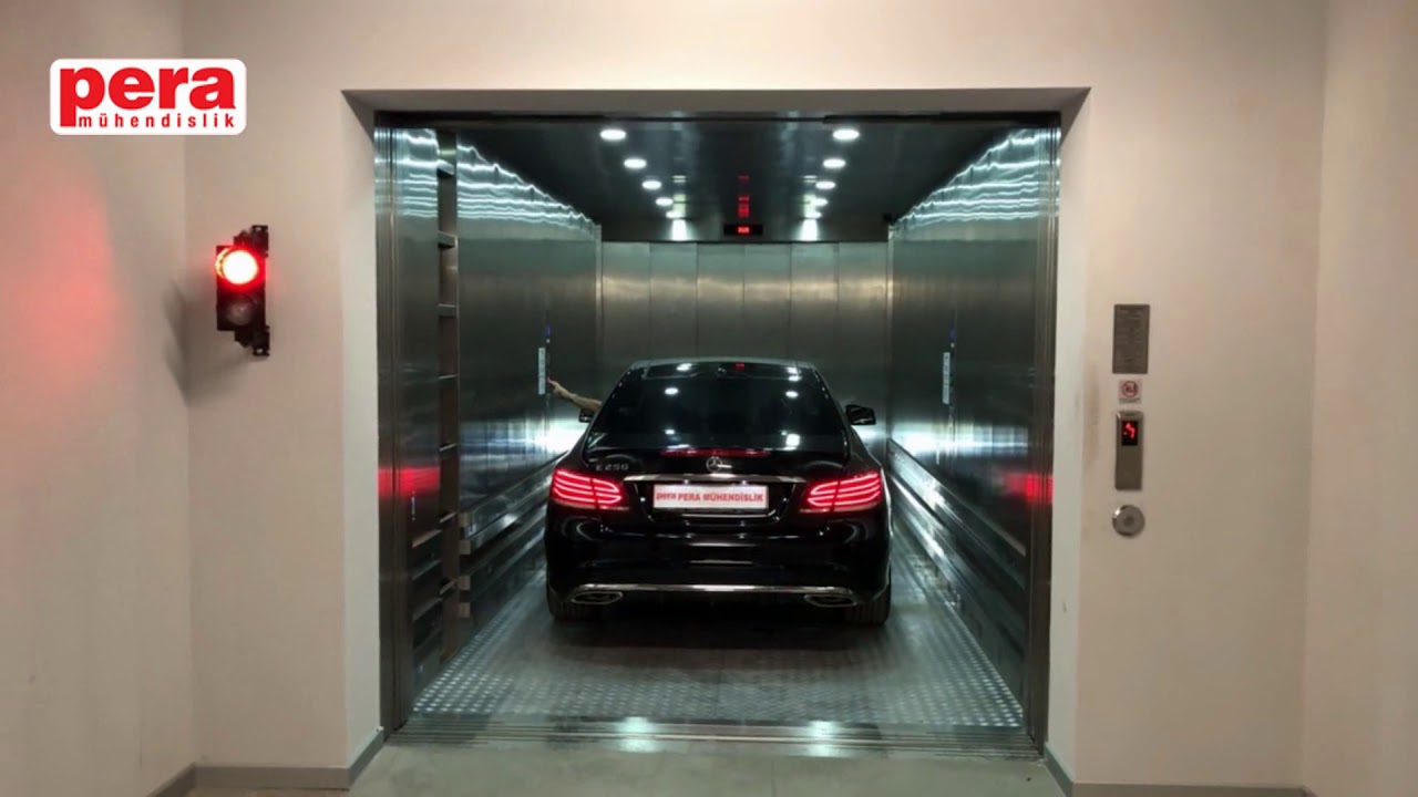 Elektrikli Araç Asansörü / Controlled Traction Car Elevator