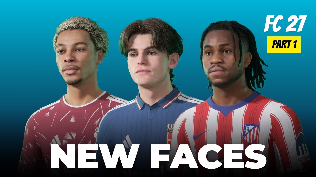FC 27 | ALL NEW PLAYER FACES WITH RATINGS