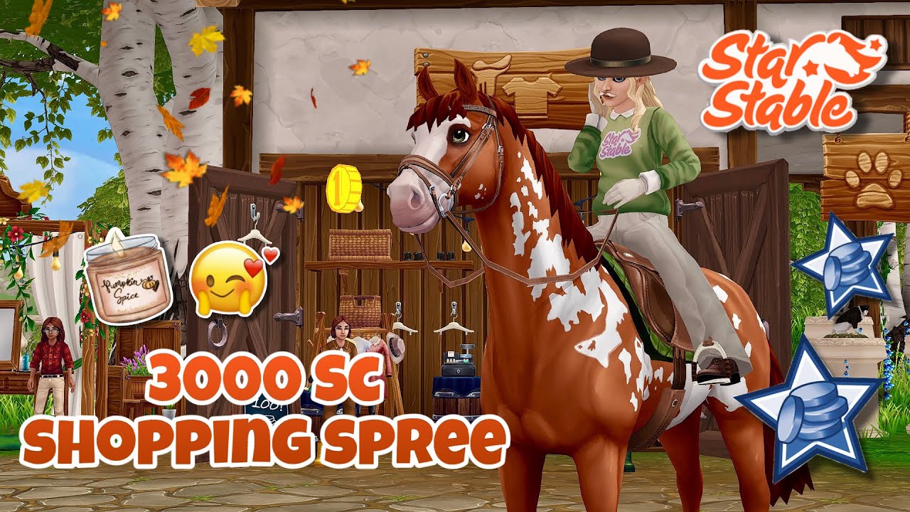 3000 STARCOINS Herbst SHOPPING Spree🍁🛍️ // Star Stable Online