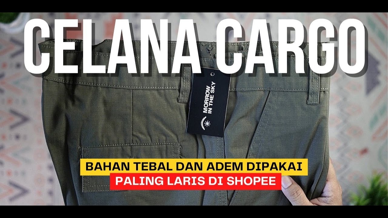 Unboxing Celana Cargo Paling Laris Di Shopee | MORROWSKY