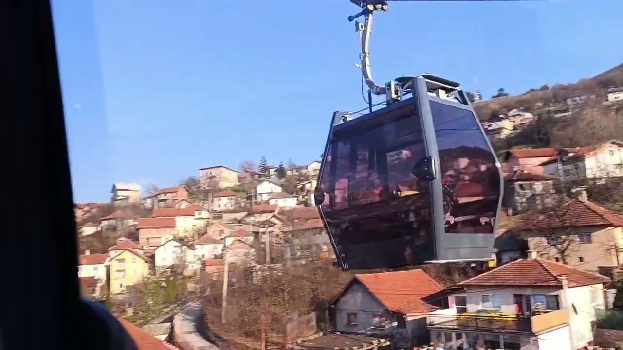 Sarajevska žičara u februaru #sarajevo #zicara #trebevic