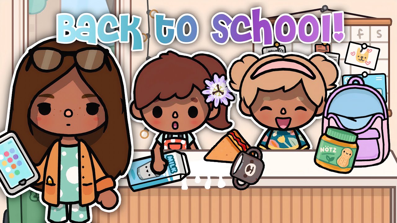 DER ERSTE SCHULTAG NACH DEN SOMMERFERIEN 🤩 | AESTHETIC ROUTINE/ GESCHICHTE | TOCA BOCA STORY