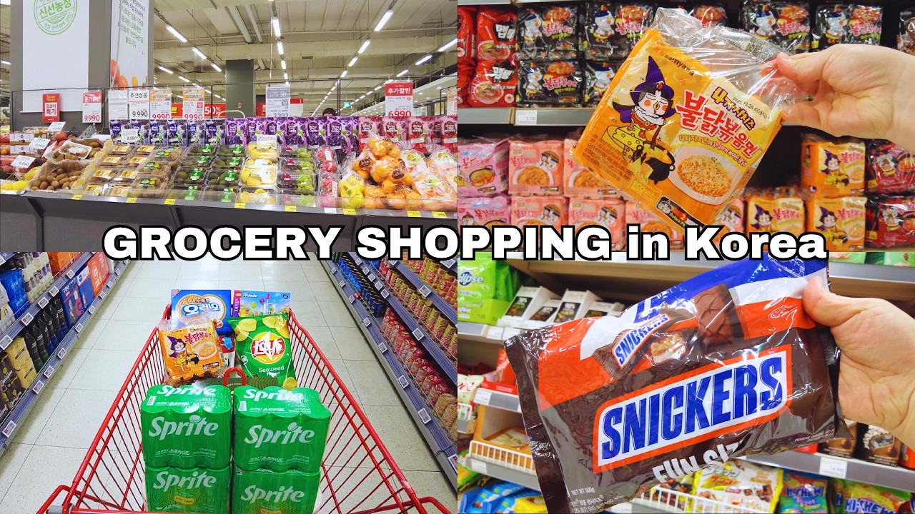Grocery Shopping in Korea | Summer Stock | Supermarket Food with Prices | Shopping in Korea