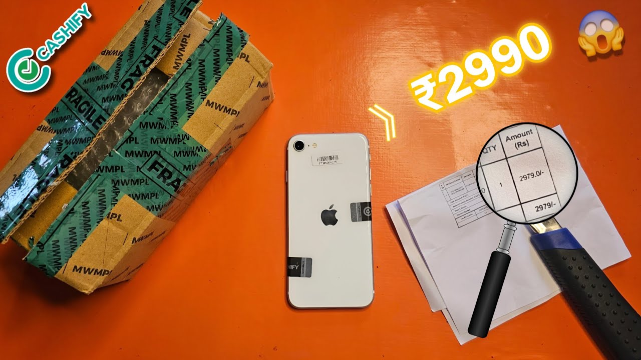 This iPhone ₹2900 only 🤯 Unboxing 》From Cashify super Grade D-💥Subscriber's Luck😍