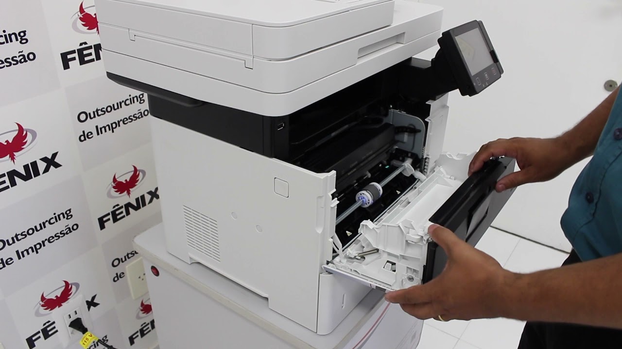 IR1643iF - Como trocar toner – Canon