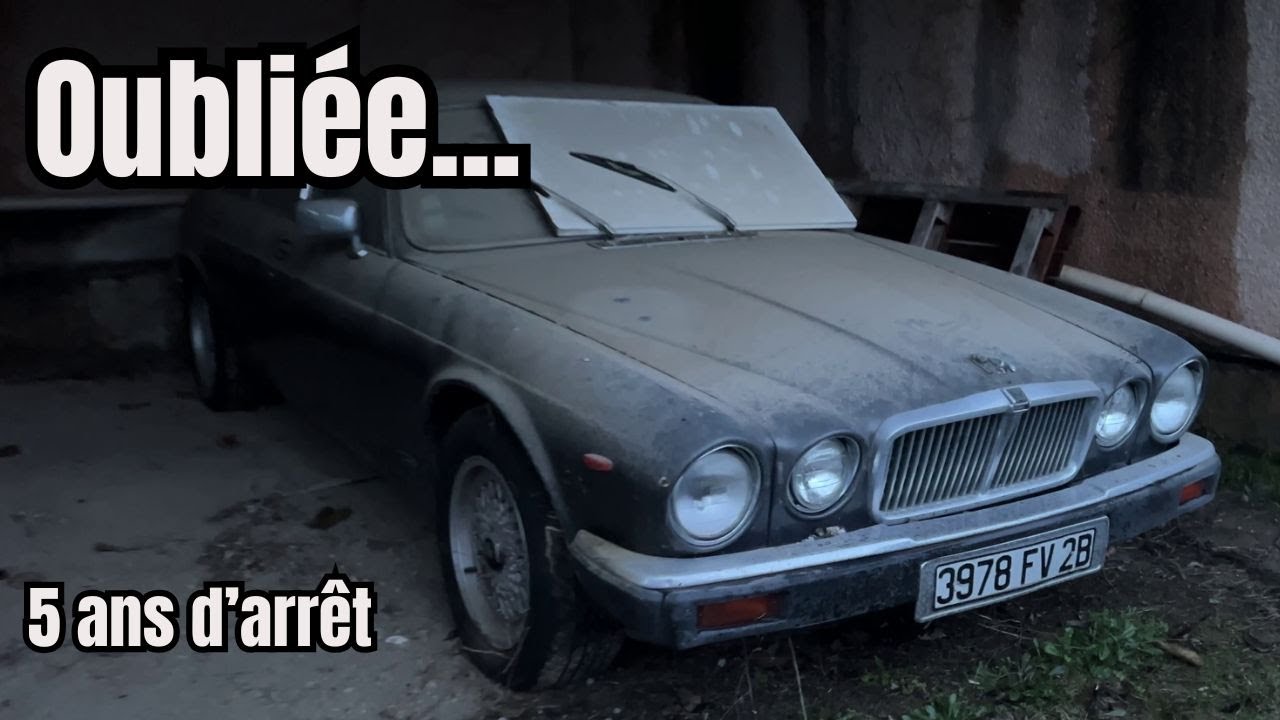 Je découvre une Jaguar XJ6 4.2L abandonnée depuis 5 ans… futur sauvetage ?