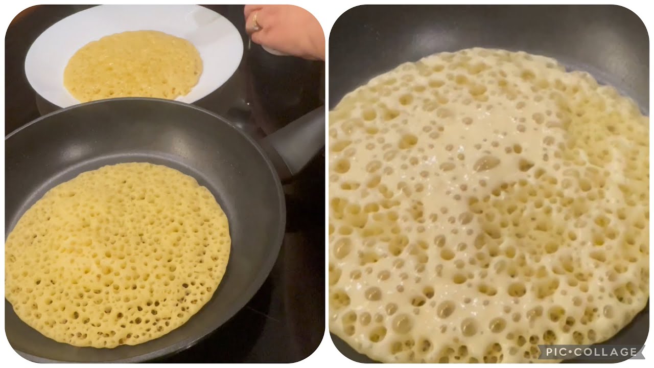 Tighrifine ( les crêpes à 1000 trous )