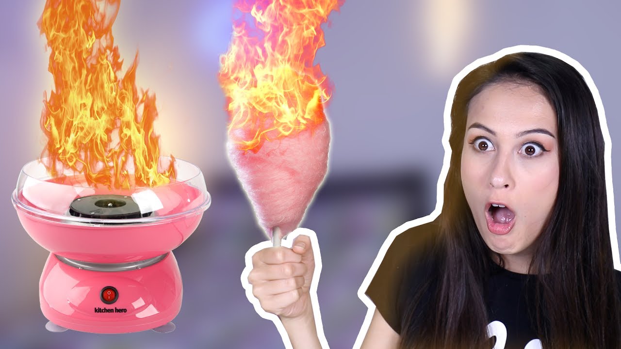 ZELF SUIKERSPINNEN MAKEN?! SLECHTSTE SPEELTJE OOIT!