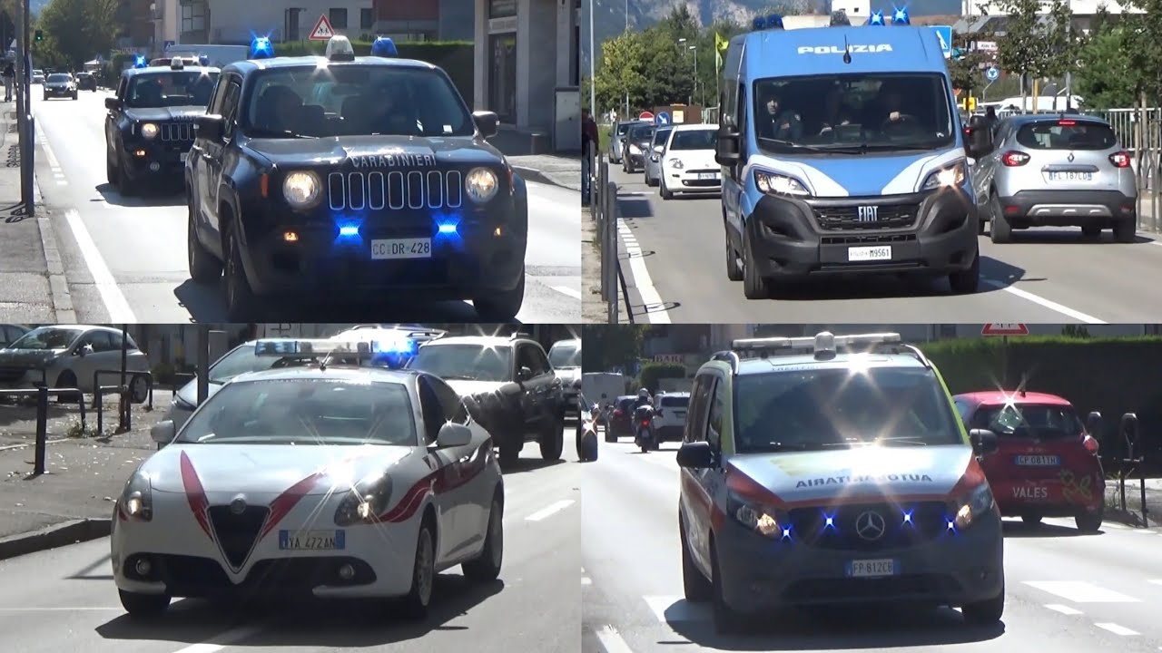 [SCIOPERO PALESTINA] Carabinieri, polizia di stato e polizia locale in emergenza a Trento