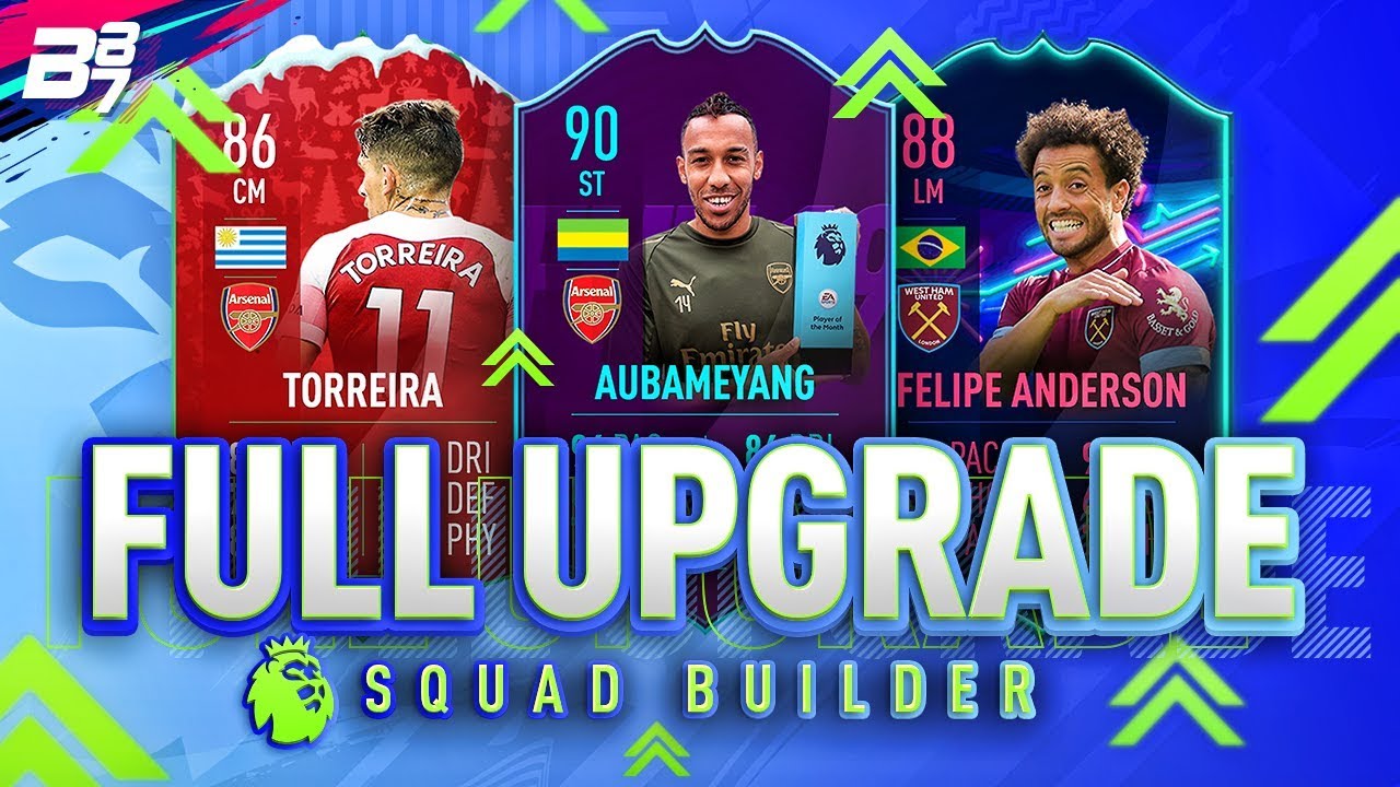 FULL UPGRADE PREMIER LEAGUE SQUAD BUILDER! | FIFA 19 ULTIMATE TEAM