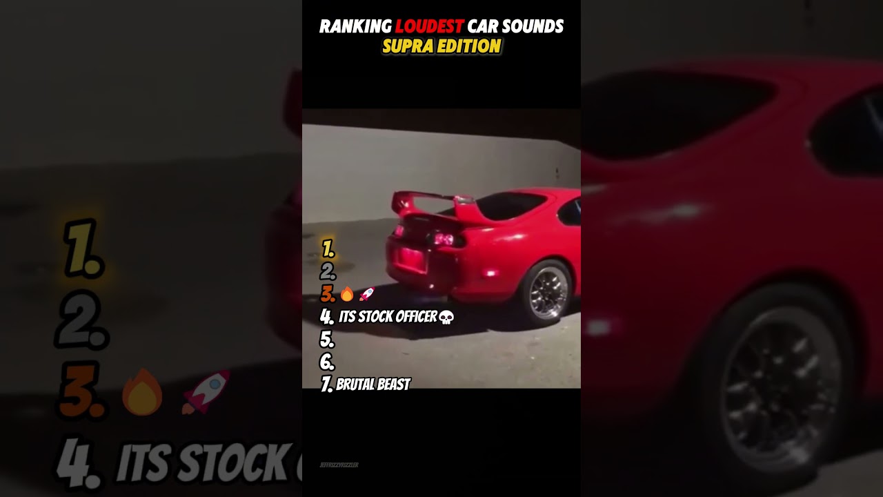 Loudest Supra MK4 Sounds 🔊🔥🚀