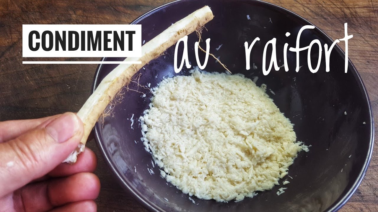 REMPLACER LA MOUTARDE PAR DU RAIFORT #  CULTURE ET RECETTE