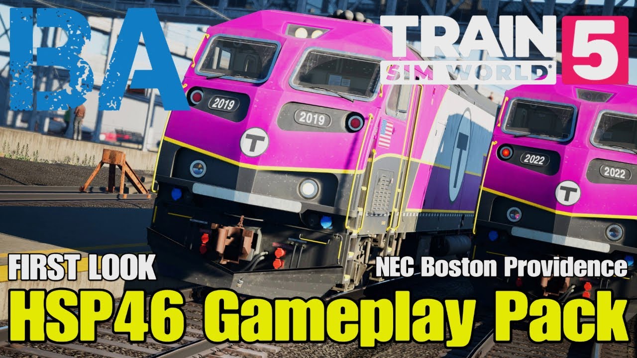 HSP46 Gameplay Pack FIRST LOOK - Now On Boston Providence - Train Sim World 5