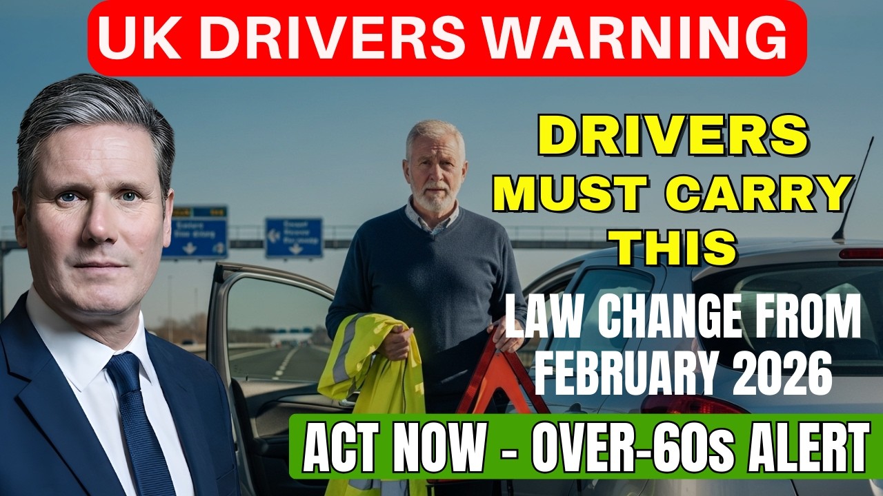 🚨 UK Drivers Must Carry This in Your Car From February 2026 | Over-60s ALERT