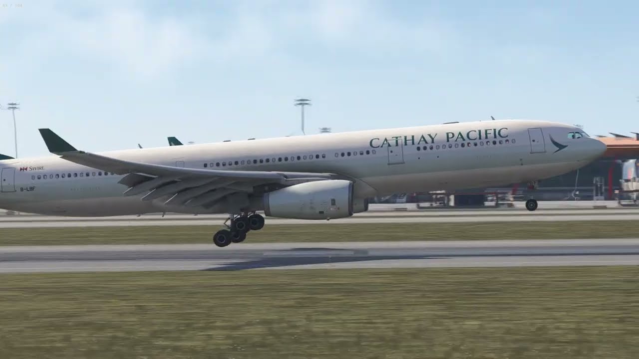 Cathay Pacific A330-300 | Windy Butter Landing in PEK/ZBAA 01 | MSFS2024