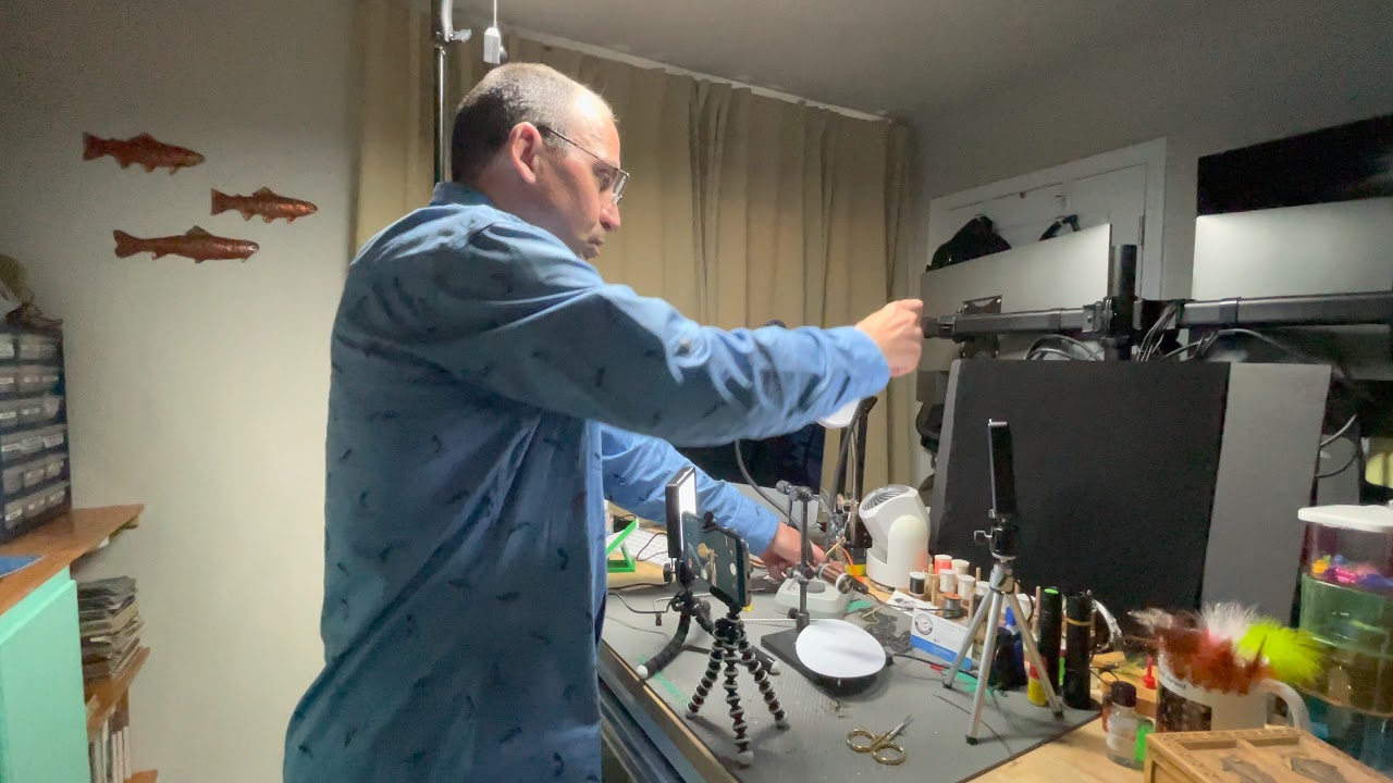 What do you need to film fly tying?