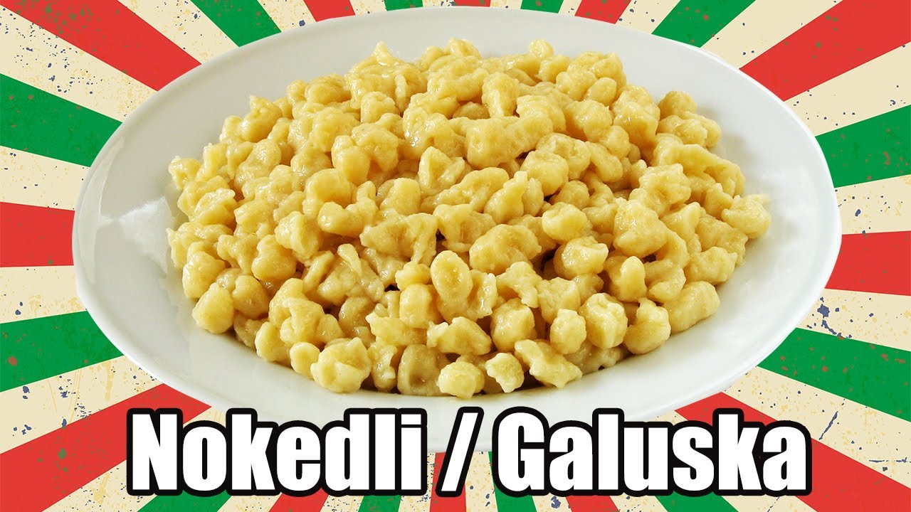 How to make Hungarian dumplings / Nokedli ( 2 shapes)